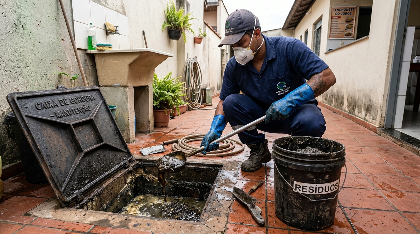 Manutenção de Caixa de Gordura em Caxias do Sul‑RS